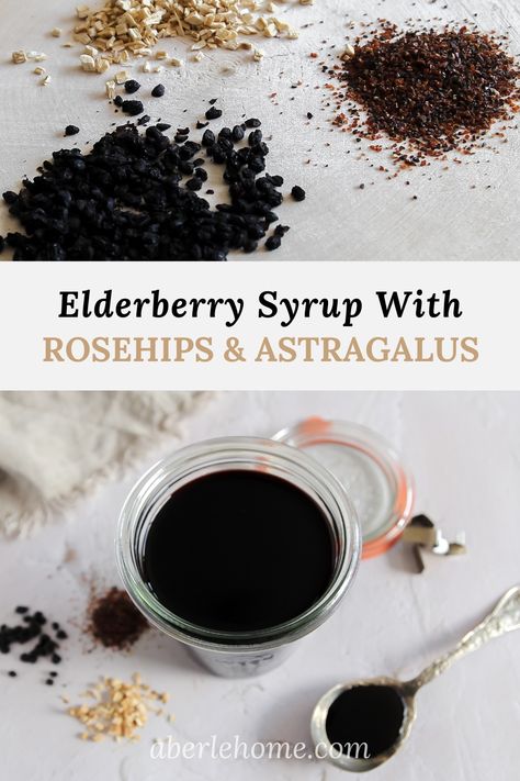 Elderberry Syrup With Rosehips and Astragalus Cooking With Turmeric, Elderberry Syrup Recipe, Homemade Elderberry, Elderberry Recipes, Elderberry Syrup, Natural Healing Remedies, Diy Remedies, Cold Home Remedies, Cold Remedies