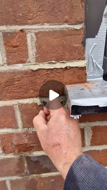 broadlandscapes on Instagram: "Favourite one yet, colour and texture bang on. Extra rapid white adhesive with cement dye powders red and black.  - - - -  #brickwork #repair #construction #satisfying" Brick Restoration, Repair Cracked Concrete, Mortar Repair, Cement Bricks, Concrete Repair Products, Brick Repair, Red Brick House Exterior, Concrete Repair, Cement Texture