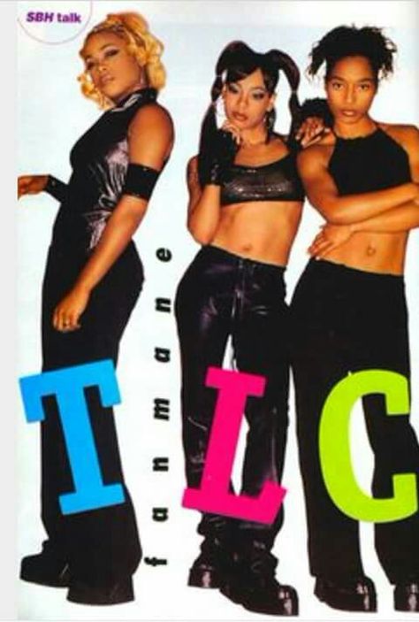 TLC. Still love these girls. Tlc Aesthetic, Tlc Outfits, Tlc Group, Rnb Aesthetic, R&b Aesthetic, 90s Rnb, Black 90s Fashion, Hiphop Dance, Looks Hip Hop