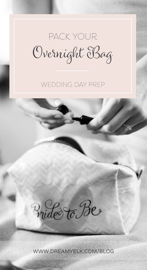 pack an overnight bag — Austin Wedding Photographer - Dreamy Elk Photography & Design, LLC Wedding Night Bag Checklist, Wedding Overnight Bag Checklist, Wedding Night Packing List, Overnight Bag Checklist, Bride Checklist, Honeymoon Bag, Night Before Wedding, Elk Photography, Sleepover Bag