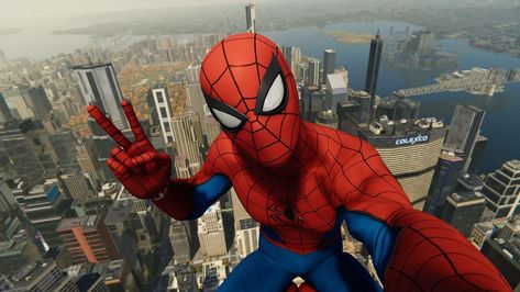 List Of Marvel Characters, Spiderman Selfie, Spider Man Remastered, Spiderman Verse, Selfie Wallpaper, Cover Photos For Facebook, Photos For Facebook, Miles Morales Spiderman, Marvel Comics Wallpaper