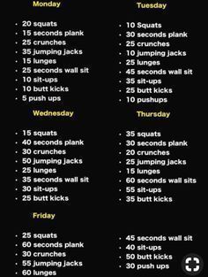 Work Out At Home, Summer Body Workout Plan, Change Yourself, Summer Body Workouts, Wall Sits, Full Workout, Body Workout Plan, Workout Schedule, Weekly Workout