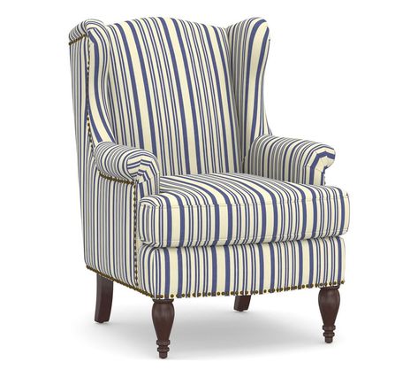 Wingback chair living room