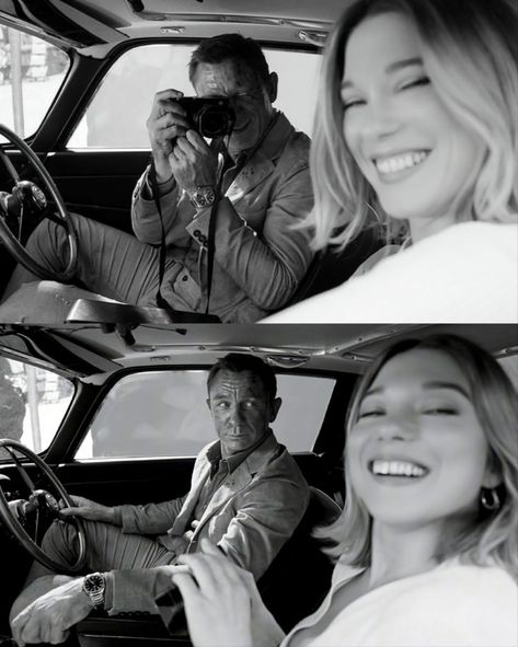 Lea Seydoux And Daniel Craig, James Bond No Time To Die, Daniel Craig Aesthetic, Greg Williams Photography, 007 Aesthetic, Bond Aesthetic, Craig 007, Daniel Craig Bond, Daniel Craig 007