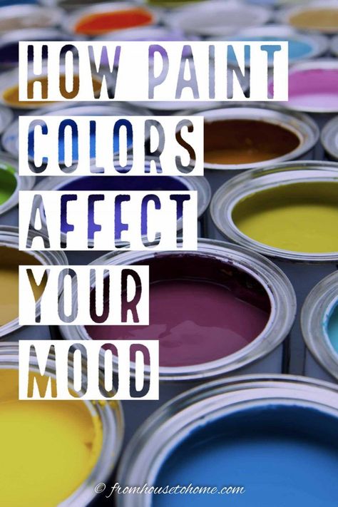 These tips on room color psychology are a great way to decide on the paint color scheme or palette for your home. Knowing what the room color meanings are really helped with the interior design of my space and gave me some home decor ideas. #fromhousetohome #paintcolor #decoratingtips #colorscheme #homedecor #choosingcolors Green Room Colors, Mood Painting, Orange Rooms, Choosing Paint Colours, Trending Paint Colors, Purple Rooms, Paint Color Schemes, Color Personality, Colors And Emotions