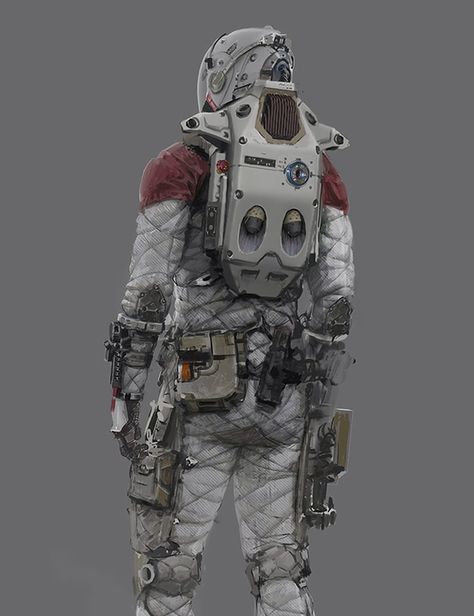 Spacesuit Concept Art - Starfield Art Gallery Sci Fi Astronaut Suit, Fantasy Space Suit, Starfield Armor, Starfield Concept Art, Spacesuit Concept Art, Sci Fi Space Suit, Starfield Art, Space Suit Concept Art, Space Suit Concept