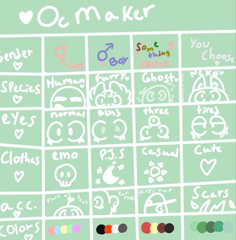 Play by choosing yourself or rolling a dice Oc Maker, Rolling Dice, Rolls, Quick Saves, Art