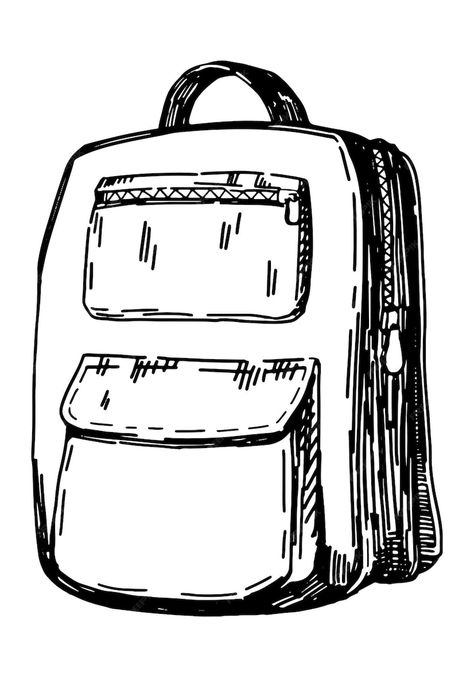 Premium Vector | Backpack doodle sketch of school bag hand drawn vector illustration back to school outline clipart isolated on white background Backpack Doodle, Hand Drawn Vector Illustrations, Doodle Sketch, Hand Drawn Vector, Iconic Photos, School Bag, Vector Photo, Ink Art, Premium Vector