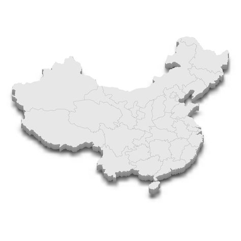 3d map with borders of regions | Premium Vector #Freepik #vector #china-map #territory #atlas #country-map Map Of China, Map Layout, China Map, 3d Map, Motion Graphic, Idea Board, Map Vector, Map Design, Graphic Poster