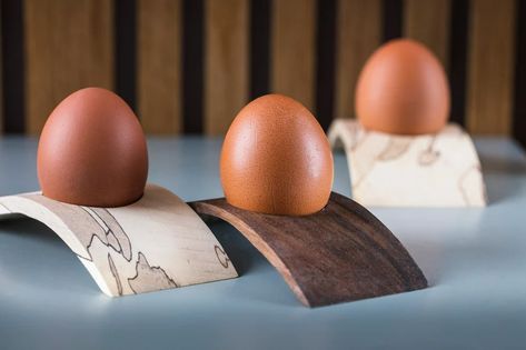 Wood Design Egg Cup Original Smart and Handmade - Etsy Australia Insulator Lights, Nice Drawings, Wood Eggs, Tray Design, Design Wood, Egg Holder, Egg Cups, The Egg, Cup Design