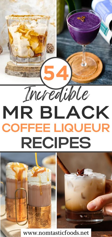 Black Espresso Martini, Mr Black Coffee Liqueurs Recipes, Recipes With Coffee Liqueur, Coffee Liqueur Drinks, Mr Black Espresso Martini, Espresso Cocktail Recipes, Mr Black Coffee Cocktail, Coffee Liqueur Cocktails, Coffee Liquor Drinks