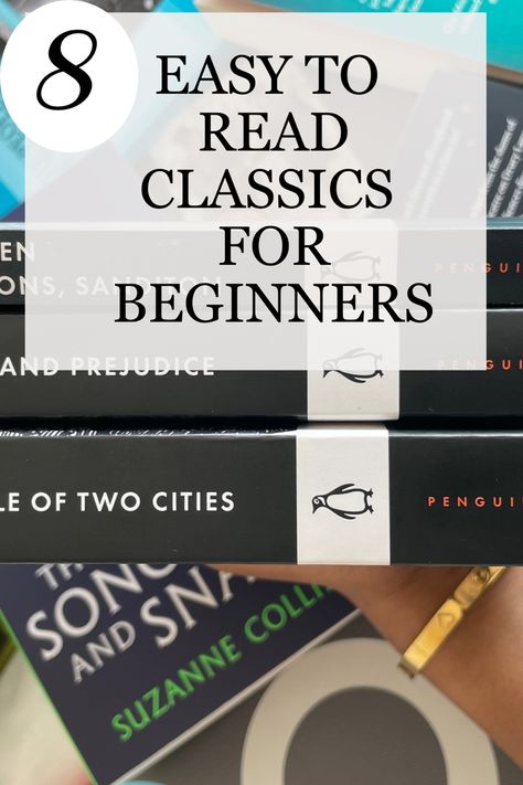 If you are trying to start reading more classics and dont know where to start. Here are 8 easy and short classics to read How To Read Classic Literature, Easy Classics To Read, Reading Classics, Classics To Read, Reading More, William Golding, Reading For Beginners, Short Novels, Reluctant Readers