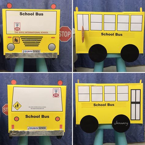 DIY - Personalized School Bus Costume for my son School Bus Costume, Costume Diy, International School, School Bus, Diy Costumes, Diy Personalized, School Projects, My Son, Halloween