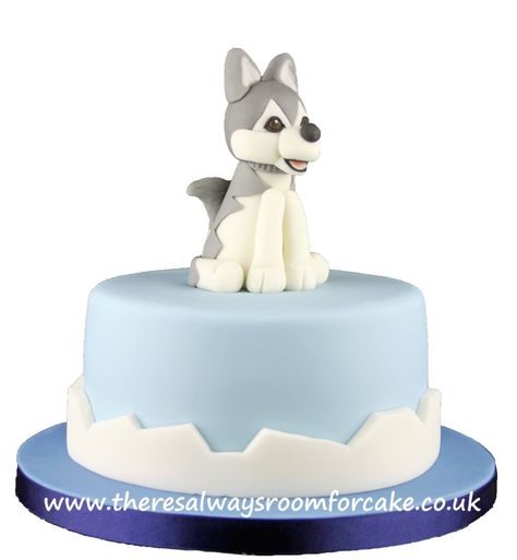 Husky Birthday Cake, Husky Cake, Husky Birthday, Doggy Cake, Dog Bday, Wolf Cake, Husky Art, Skiing Holiday, Panda Craft