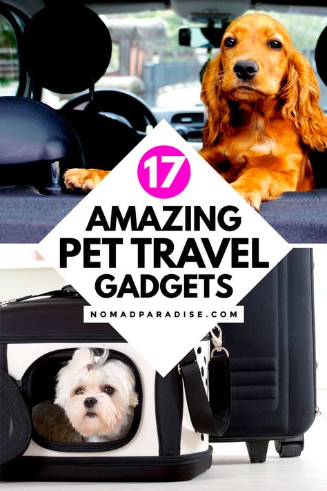 Dog Travel Essentials, Dog Car Travel, Cat Travel Accessories, Traveling With Pets, Road Trip With Dog, Dog Travel Accessories, Dog Friendly Vacation, Pet Travel Bag, Dog Travel Bag