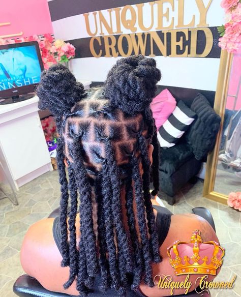 Loc Styles For Girls Locks, Kid Locs Daughters, Locs Hairstyles For Girls Kids, Chloe Locs, Kids Loc Styles Daughters, Kids Locs Styles Daughters, Kid Loc Styles, Kids Dreads Hairstyles, Kids Loc Styles