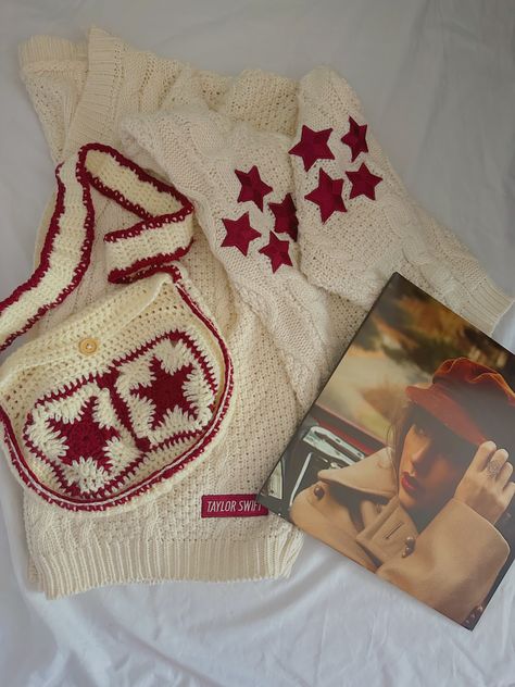 Taylor Swift Inspired Crochet Ideas, Crochet Taylor Swift Bag, Taylor Swift Crochet Blanket, Swiftie Crochet, Taylor Swift Crochet Ideas, Taylor Swift Inspired Crochet, Folklore Crochet, Crochet Taylor Swift, Taylor Swift Crochet