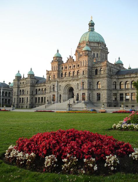 Victoria Bc Canada Aesthetic, Victoria British Columbia Aesthetic, Victoria Canada Aesthetic, Victoria Bc Aesthetic, Victoria Island Canada, Bc Aesthetic, Canada Parliament, Canada Cities, Canada Architecture