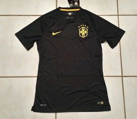 Nike BRAZIL 2013-14 (special edition) Brazil National Team, Brazil Jersey, Brazil T Shirt, Brazil Men, Jersey Collection, Sweet Shirt, Team Jersey, Soccer Shirts, Soccer Jersey