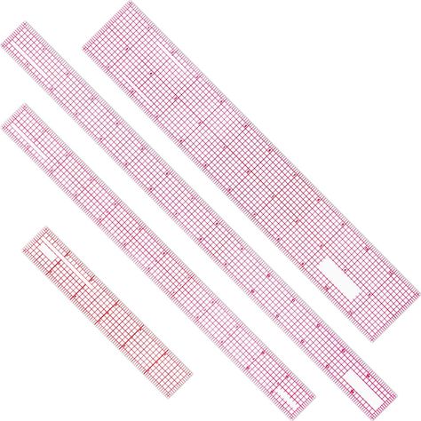 Amazon.com : 4 Pieces Clear Plastic Ruler Grid Ruler Transparent Ruler Metric Ruler Plastic Straight Measuring Tool Ruler Set for Clothes Design Sewing, 6 Inches, 12 Inch, 15 Inch : Office Products Clear Ruler, Ruler Set, Inch Ruler, Quilting Rulers, Grid Design, Measurement Tools, Saint Pierre And Miquelon, Clear Plastic, Pattern Making