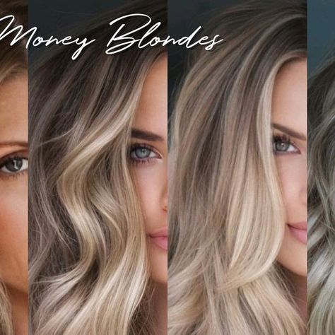 Chrissy Danielle Lotenero on Instagram: "OLD MONEY BLONDES + MY FAVORITE @trussprofessional FORMULAS‼️👇🏼  👉🏼 COLLEENA - 9.31/10.3 👉🏼 ALEX - 10.3/10.89 👉🏼 MEREDITH - 10.3/10.89/11.21 👉🏼 HANNAH - 10.89/11.21  the old money blonde should have a soft money piece that looks lit from within, be bright, but have a slight bit of warmth with blended dimension, these blondes are perfect for fall! 🍂  TAG A STYLIST OR CLIENT WHO SHOULD SEE THIS‼️👇🏼  #behindthechair #hairinspo #dimensionalblonde #livedinblonde #moneypiece #babylights #clevelandbalayage #fallhairtrends #fallhaircolor #fallblonde #hairblogger" Soft Money Piece, Money Blonde, Old Money Blonde, Dimensional Blonde, Money Piece, Fall Blonde, Fall Hair Trends, Fall Hair Color, Blonde Balayage