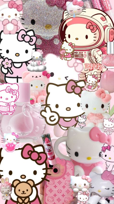 Hello kitty core xx #hellokitty #hellokittyandfriends #hellokittyaesthetic #pink #pinkaesthetic #pinkcore #hellokittycore #kawaiiaesthetic #kawaii Hello Kitty Wallpaper Collage, Hellokittycore Wallpaper, Hello Kitty Collage, Hello Kitty Core, Hello Kitty Wallpapers, Hello Kitty Halloween Wallpaper, Sanrio Things, Hello Kitty Wallpaper Hd, Pink Wallpaper Hello Kitty