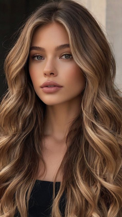 🌼 Salon-Worthy Hair Projects Brown Hair Colors with Blonde Highlights | Flawless Revelation ✨👑 Gold Balayage Brunettes, Dirty Blonde Brunette Hair, Hazel Blonde Hair, Going From Brown To Blonde, Golden Bronze Hair Color, Golden Brown Hair With Highlights, Highlights On Dark Blonde Hair, Chocolate Brown With Blonde Highlights, Caramel Colored Hair