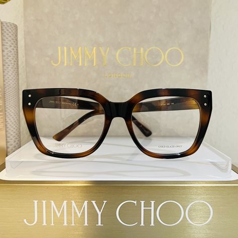 Jimmy Choo Eyewear Model Jc329 Glasses In Color 086 (Tortoise) Beautiful Square Shaped Jimmy Choo Glasses Gorgeous Tortoise & Gold Color Combination Genuine Swarovski "Lurex" Crystal Fabric In Gold Around Frame Edge Jimmy Choo Logo Embossed On Each Side *Made In Italy Brand New & Never Worn Model Photo Is For Fit Reference Only, Color For Sale Is Tortoise Purchase Includes: Jimmy Choo Case Jimmy Choo Polishing Cloth Jimmy Choo Gift Bag Jc329 Buy For Sale Optical Glasses Women, Jimmy Choo Logo, Model Glasses, Stylish Glasses For Women, Jimmy Choo Glasses, Crystal Fabric, Glasses Inspiration, Gold Color Combination, Lurex Fabric