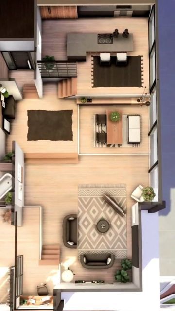 Sims 4 Loft Apartment Layout, Sims 4 Modern Interior No Cc, Sims 4 Cc Tool Mod, 930 Medina Studios Sims 4 Layout, Sims 4 Cc Studio Apartment, Sims 4 Brooklyn Apartment, 920 Medina Studios Sims 4 Floor Plan, Sims 4 Attic Bedroom, Sims Studio Apartment