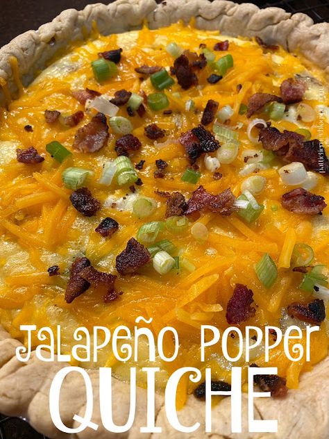 Jalapeno Popper Quiche, Bacon Jalapeño Popper Quiche, Jalapeño Popper Quiche, Jalapeno Quiche, Sausage Quiche, Bacon Jalapeno Poppers, 2024 Recipes, Breakfast Quiche, Thick Cut Bacon