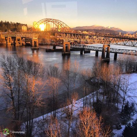 New Westminster City on Instagram: “repost from @_vinceyoung Skybridge, New Westminster, BC #canada #britishcolumbia #explorebc #wanderlust #wander #view #scenery…” New Westminster British Columbia, View Scenery, New Westminster, Bc Canada, Sunshine Coast, Instagram Repost, Westminster, British Columbia, Vancouver