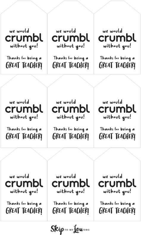 Crumbl Cookie Tags Crumble Cookie Gift Tag, Crumbl Cookie Gift Tag, Crumbl Cookie Gift Ideas, School Teacher Gifts Christmas, Cheap Teacher Appreciation Gifts, Inexpensive Teacher Gifts, Teacher Gifts Christmas, Cookie Quotes, Raising Arrows