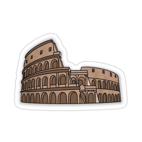 Sarah Stone, Rome Aesthetic, 7 Wonders Of The World, Colosseum Rome, Homemade Stickers, 7 Wonders, Cute Laptop Stickers, Stickers Cool, Tumblr Stickers