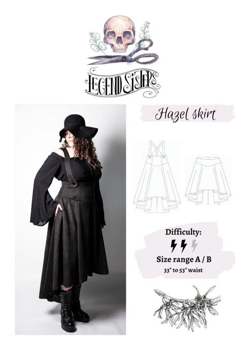 One Size Fits All Sewing Patterns, Crafty Fashion, All Bodies Are Good Bodies, Pinafore Skirts, Witchy Clothes, Pinafore Skirt, Do Not Conform, Plus Size Sewing Patterns, Plus Size Patterns