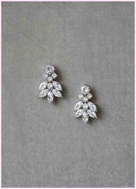 [CommissionsEarned] Cressida Simulated Diamond Cluster Earrings What We Love: The Delicacy And Sparkle Of The Cressida... #bridalstatementearringsdiamond City Christmas, Bridal Statement Earrings, Wedding Earring, Diamond Mangalsutra, Diamond Cluster Earrings, Earrings Pendant, India Jewelry, Cluster Earrings, Wedding Board