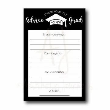 Advice Cards for Graduation Cards For Graduation, Designs For Cards, Graduation Designs, Graduation Templates, Graduation Party Planning, Graduation Design, Graduation Party Supplies, Advice Cards, Try To Remember