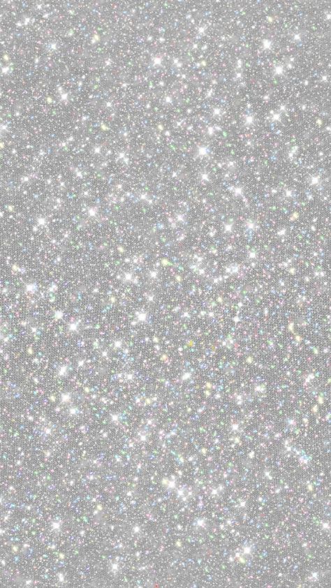 Silver Glitter, Glitter, Iphone, Stars, Silver, White