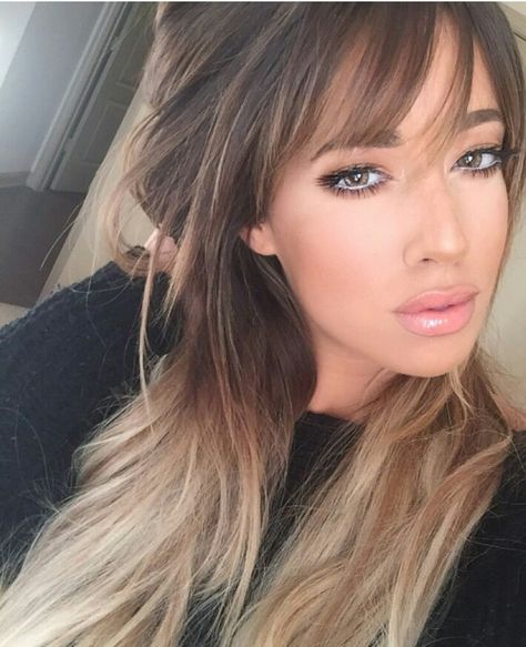 Blonde Ombre Ideas Haircut, Ombre Blond, Side Bangs Hairstyles, Layered Hair With Bangs, Side Bangs, Hair Blog, Short Hair Updo, Short Hair Styles Easy, Good Hair Day