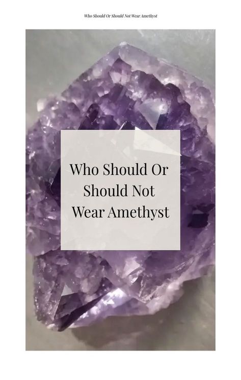 Have you noticed that certain crystals and gemstones seem to fit certain signs better? It’s almost like the energies blend well together. This mystical quality is definitely true when it comes to the gorgeous amethyst. #the #Beauty #of #Allure #Gemstone #Natures #the #Style #Accessories #of #JewelryDesign #Unveiling #Jewelry #Exploring #Treasures #Jewelry Amethyst Crystal Properties, Amethyst Meaning, Wire Jewelry Making, Jewelry Organizer Diy, The Beauty Of Nature, Accessories Style, Purple Crystal, Jewelry Essentials, Crystal Meanings