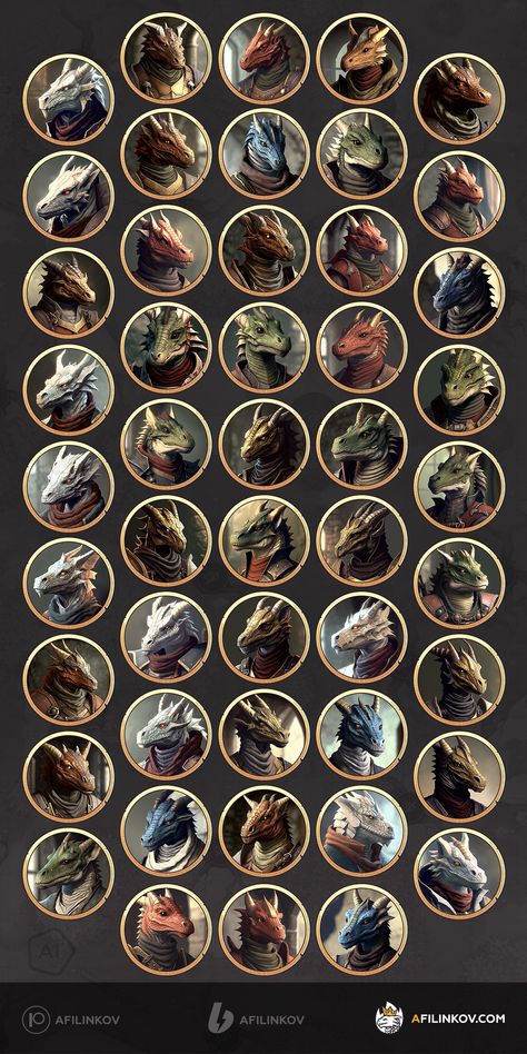 116 NPC tokens for your online games: Dragonborn (D&D, Pathfinder) Dragonborn Dnd, Dnd Journal, Tokens Rpg, Dnd Tokens, Dnd Maps, Dnd Stuff, Personal Achievements, Fantasy Races, Dungeons And Dragons Homebrew