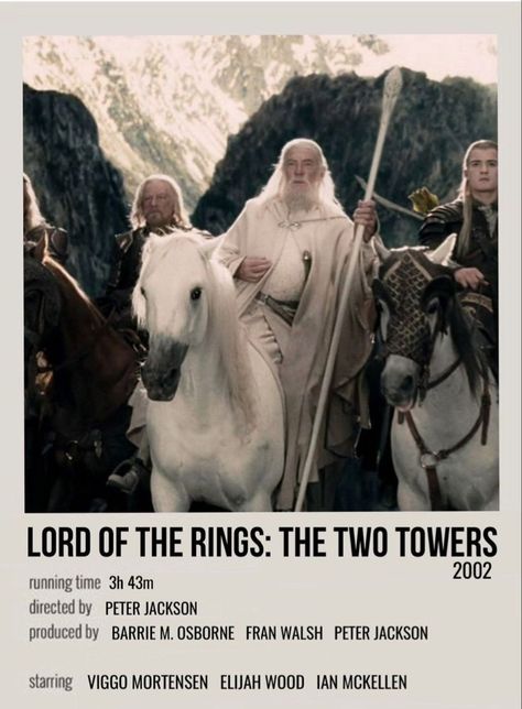 The Lord Of The Rings The Two Towers, Lord Of The Rings Two Towers, Lord Of The Rings Minimalist Poster, Lord Of The Rings Polaroid Poster, The Lord Of The Rings Poster, Lord Of The Rings Movie Poster, Lord Of The Rings The Two Towers, The Two Towers Poster, Lotr Two Towers