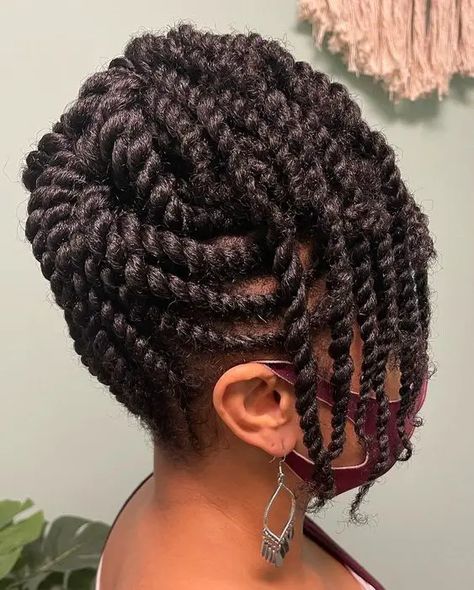 Two Strand Twists: Everything to Know About This Style Crochet Quotes, Hairstyles For All Hair Types, Twist Cornrows, Flat Twist Hairstyles, Twisted Hair, Hair Adviser, Twisted Updo, Natural Hair Twists, Twist Styles