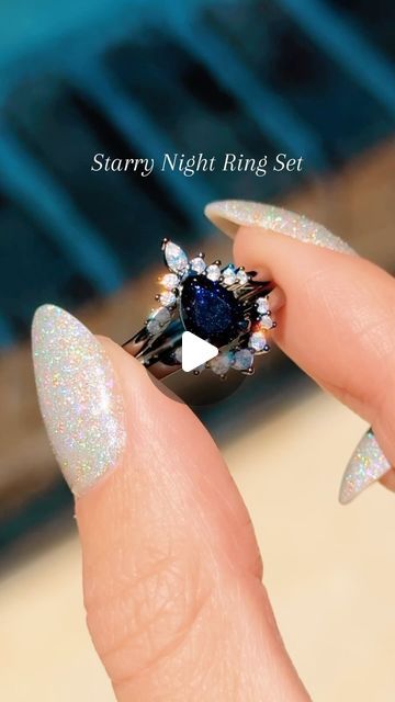 AQUAMARISE on Instagram: "🌃✨In love with this Starry Night ring!   #acotar #acourtofthornsandroses #acourtofmistandfury #acourtofsilverflames #nightclubs #rhysand #feyre #rhysandandfeyre #ring #acotarring #booktok #fyp #sandstonering" Unique Engagement, A Court Of Mist And Fury, Night Club, Unique Engagement Rings, Starry Night, Engagement Rings, Instagram