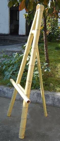 Bamboo Display Easel Reception Schedule, Wedding Reception Schedule, Bamboo Easel, Bamboo Furniture Diy, Bamboo Ideas, Bamboo Diy, Christopher Poindexter, Conservation Of Natural Resources, Bamboo Decor