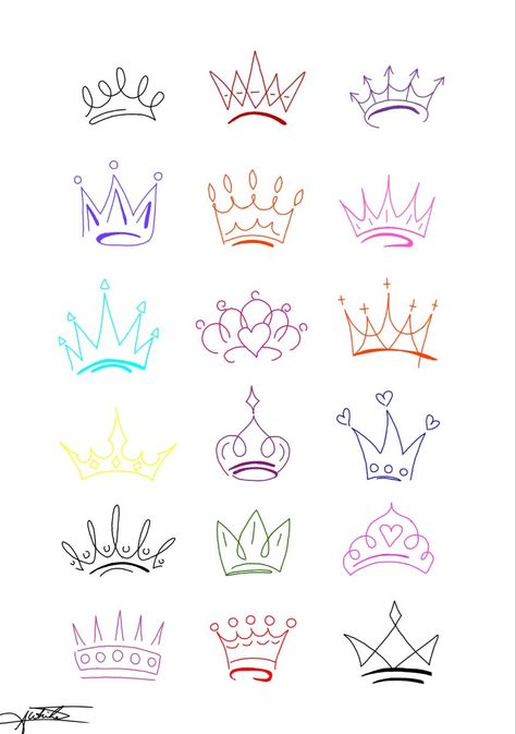 Simple Crown Tattoo, Princess Crown Tattoos, Swedish Tattoo, Tiara Tattoo, Minimal Tattoo Designs, Minimal Tattoo Ideas, Beginner Tattoos, Crown Tattoo Design, Graffiti Words