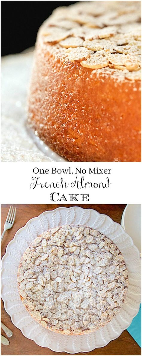 French Almond Cake, Cake Almond, Weight Watcher Desserts, French Almond, Low Carb Dessert, Almond Cake, Oreo Dessert, Baking Cookies, Almond Cakes