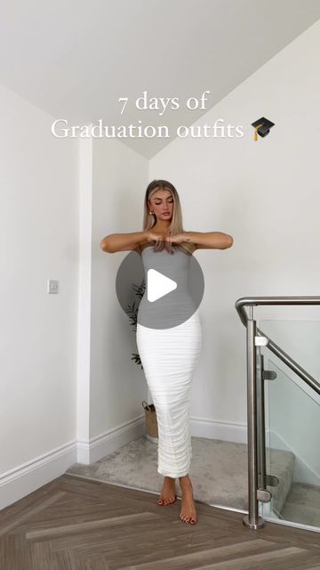 Robyn Pridmore on Instagram: "Day 2 of graduation dresses 💖🎓 #graduationdress #graduationoutfit" Graduation Day Outfit Ideas Indian, Dresses For Graduation University, College Graduation Dress 2022, Graduation Attire For Women, Master’s Graduation Outfit, Dress For Graduation Day, Uni Graduation Outfit, Graduation Dress 2022 College, Graduation Dress Ideas University