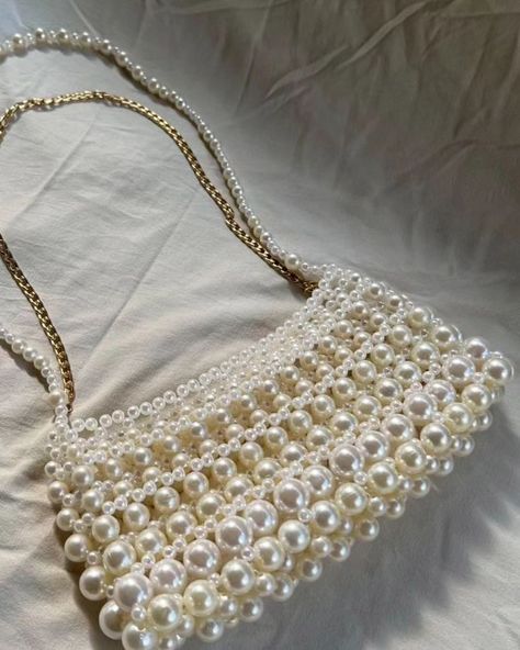 Pearl Beaded Bag, Pearl Purse, Pearl Clutch Bag, Bridal Clutch Bag, Hand Beaded Bag, Beaded Clutch Bag, Pearl Clutch, Wedding Handbag, Bridal Bag