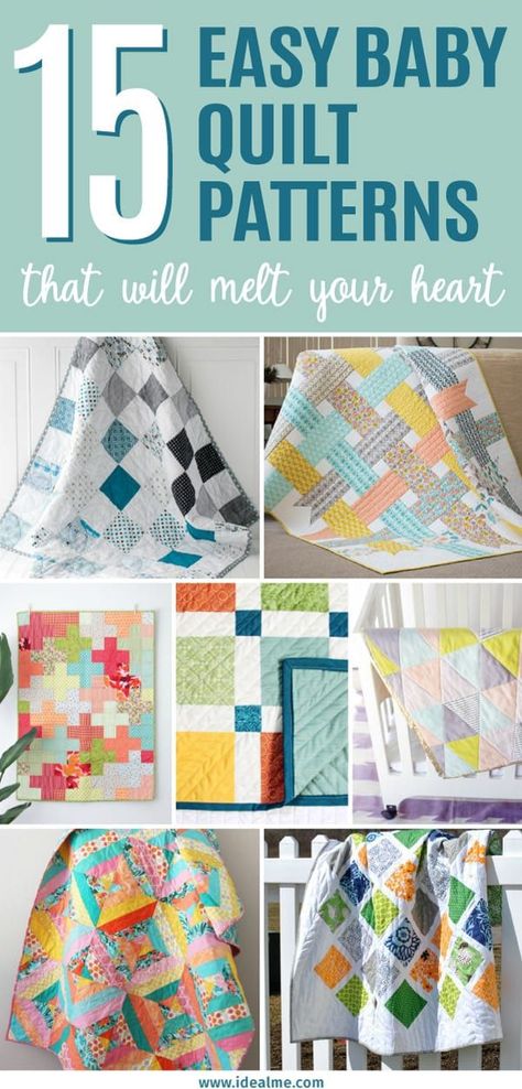 Baby Quilt Patterns Free, Diy Baby Quilt, Baby Quilts To Make, Free Baby Quilt Patterns, Baby Boy Quilt Patterns, Baby Quilt Patterns Easy, Kid Quilts Patterns, Boys Quilt Patterns, Baby Quilt Tutorials