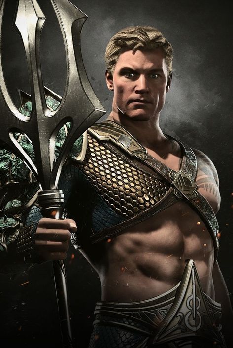 Injustice 2 Aquaman Atlantis Aquaman, Aquaman Injustice, Injustice 2 Characters, Injustice Game, Dc Injustice, Aquaman Dc Comics, Bane Batman, Injustice Gods Among Us, Arthur Curry